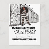 Prison Cards Long Distance Doing Time ポストカード (正面)