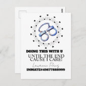 Prison Cards Long Distance Doing Time Cuffs ポストカード (正面/裏面)