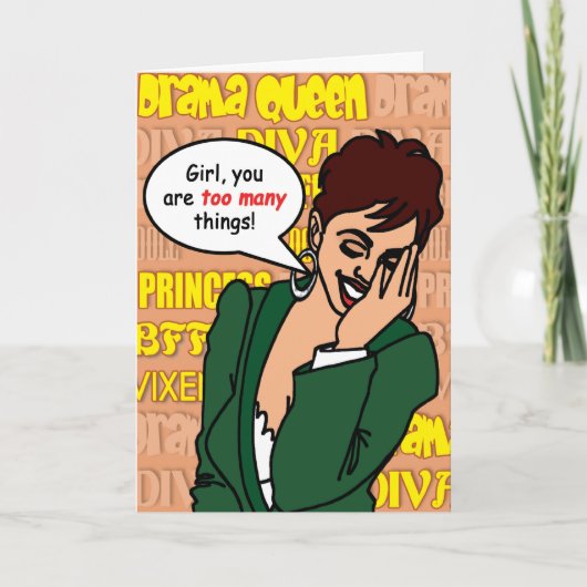 Prison Cards - Too Many Things サンキューカード (正面)