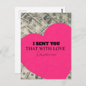 Prison Long Distance Cute Commissary Heart ポストカード (正面/裏面)