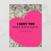 Prison Long Distance Cute Commissary Heart ポストカード (正面)