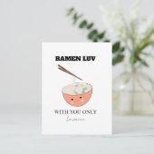 Prison Long Distance Cute Ramen Soup  ポストカード (スタンド正面)