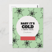 Prison Long Distance Winter Christmas Snowglobe  ポストカード (正面/裏面)