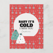 Prison Long Distance Winter Love Christmas  ポストカード (正面)