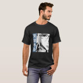 PRISON SCHOOL STELLE (Blue) - Sad 日本の Anime Ae Tシャツ (正面フル)