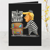 Prison Trump Presidential Library カード (黄色い花)