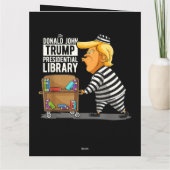 Prison Trump Presidential Library カード (裏面)