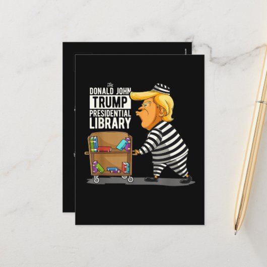 Prison Trump Presidential Library シーズンポストカード (正面/裏面インサイチュ)