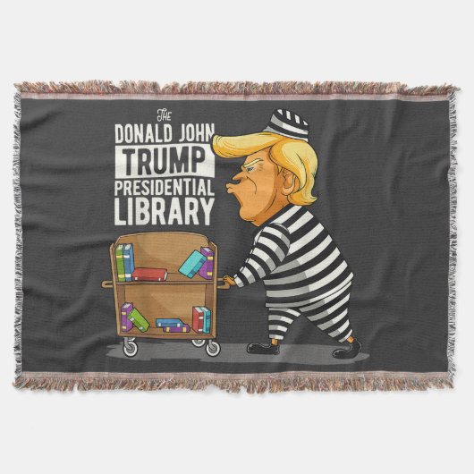 Prison Trump Presidential Library スローブランケット (正面)