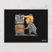 Prison Trump Presidential Library ポストカード (裏面)