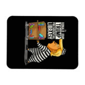 Prison Trump Presidential Library マグネット (横)