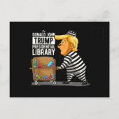 Prison Trump Presidential Library 案内ポストカード (裏面)
