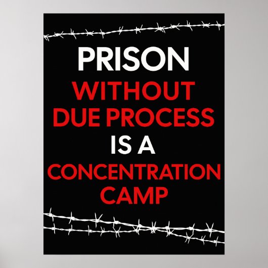 Prison Without Due Process Poster & DOWNLOAD ポスター (正面)