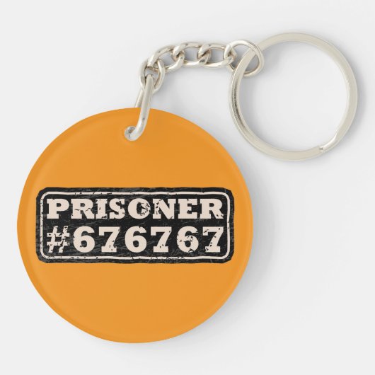 Prisoner 67 Meme キーホルダー (裏面)