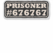 Prisoner 67 Meme シール (正面)