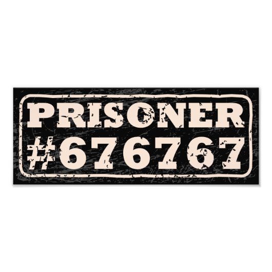 Prisoner 67 Meme Poster フォトプリント (正面)