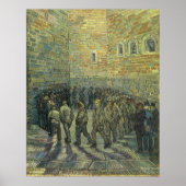 Prisoners Exercising by Vincent van Gogh ポスター (正面)