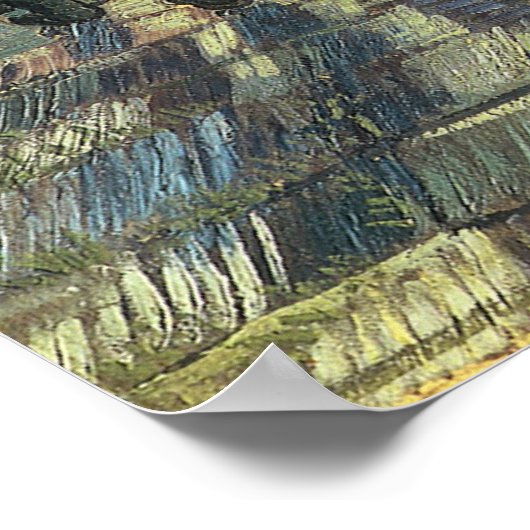 Prisoners Exercising by Vincent van Gogh ポスター (角)