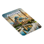 Pristina, cœur vibrant du Kosovo マグネット (右側)