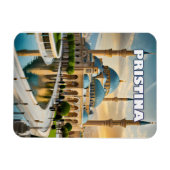 Pristina, cœur vibrant du Kosovo マグネット (横)