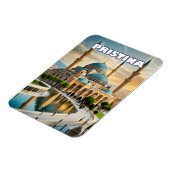 Pristina, cœur vibrant du Kosovo マグネット (左側)