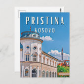 Pristina, le cœur du Kosovo ポストカード (正面/裏面)