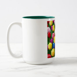 Pristine Tulips Mug ツートーンマグカップ