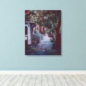 Pristine Walk on 19通り, NYC キャンバスプリント (インサイチュ (ウッドフロア))