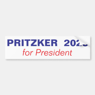 Pritzker 2028社長 バンパーステッカー