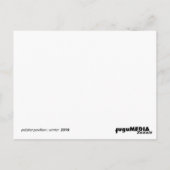 pritzker pavilion :: winter (b&w) ポストカード (裏面)