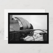 pritzker pavilion :: winter (b&w) ポストカード (正面/裏面)