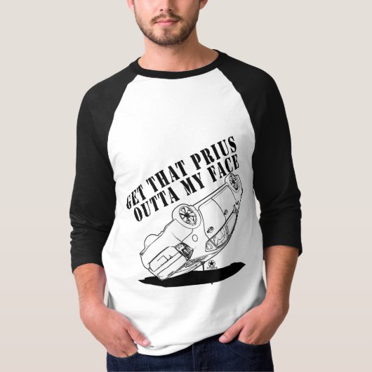 Priusのおもしろいな雑種のワイシャツ Tシャツ (正面)