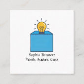 Private Academic Coach Professional スクエア名刺 (正面)