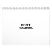 Private Architecture | Don't Reach Out Visual  カレンダー (カバー)