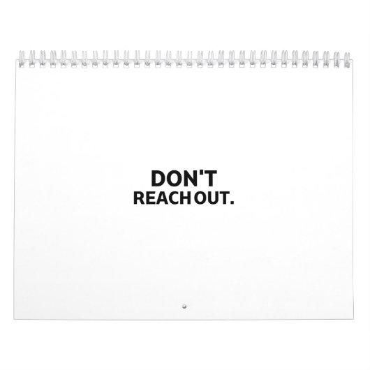 Private Architecture | Don't Reach Out Visual  カレンダー (カバー)