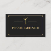 Private Bartender Professional 名刺 (正面)