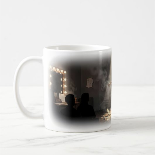 Private Dancer Spotlight Noir ステージアートマグ コーヒーマグカップ (左)