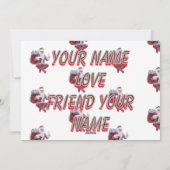 Private greeting with my friend,mum or anyone  シーズンカード (裏面)