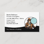 Private Investigator Theme Business Cards 名刺 (正面)