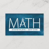 Private Math Tutor – 数学教育者 名刺 (正面)