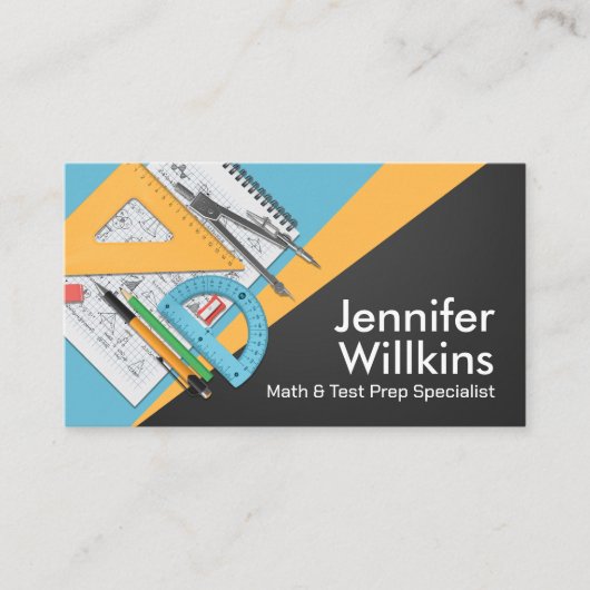 Private Math Tutor – 数学教育者 名刺 (正面)