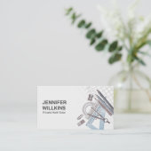 Private Math Tutor – 数学教育者 名刺 (スタンド正面)