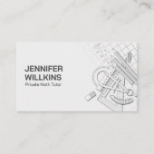 Private Math Tutor – 数学教育者 名刺 (正面)