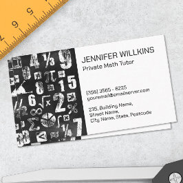 Private Math Tutor – 数学教育者 名刺