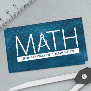 Private Math Tutor – 数学教育者 名刺