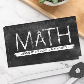 Private Math Tutor – 数学教育者 名刺