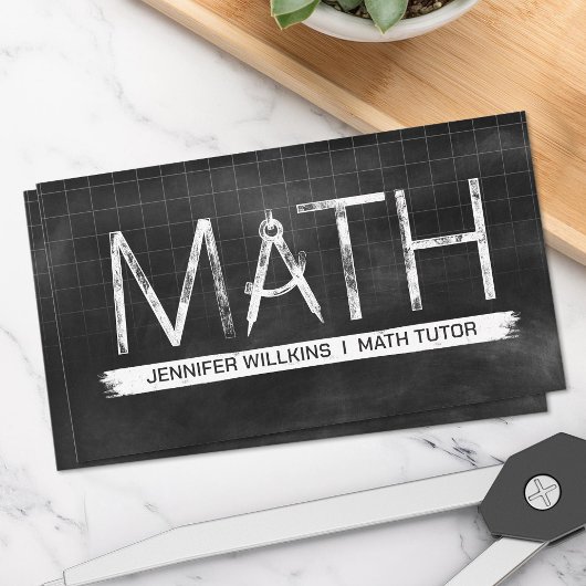 Private Math Tutor – 数学教育者 名刺
