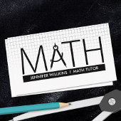 Private Math Tutor – 数学教育者 名刺