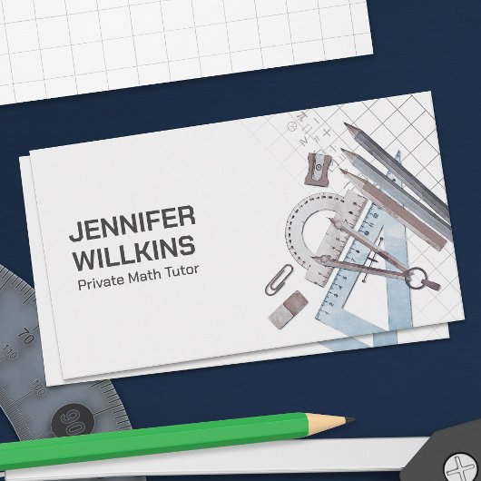 Private Math Tutor – 数学教育者 名刺