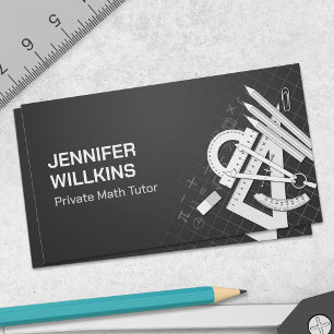 Private Math Tutor – 数学教育者 名刺